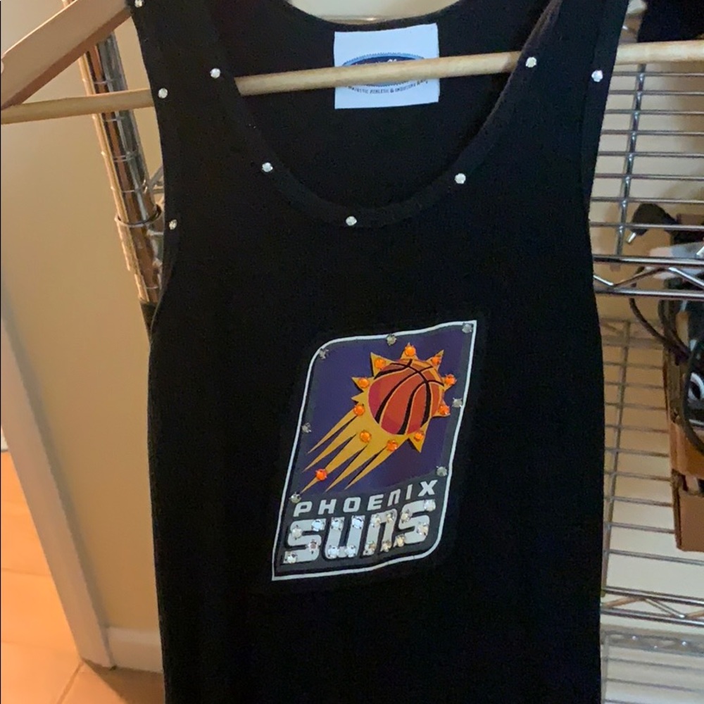 Phoenix Suns custom Womens tank with rhinestones